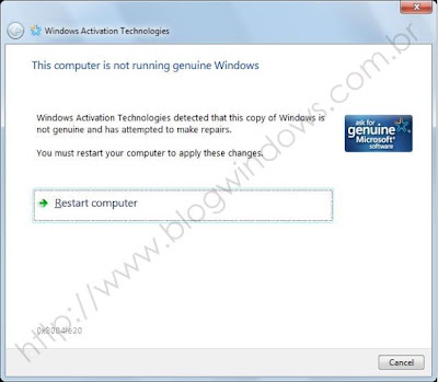 Windows 7 detectará versões piratas