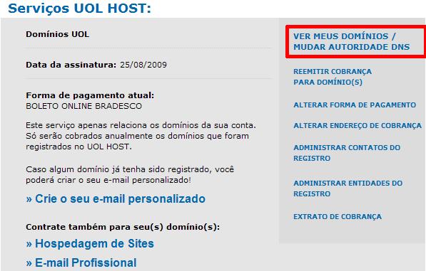 Configurando seu domínio personalizado no UOL HOST Domínio Personalizado no Blogger