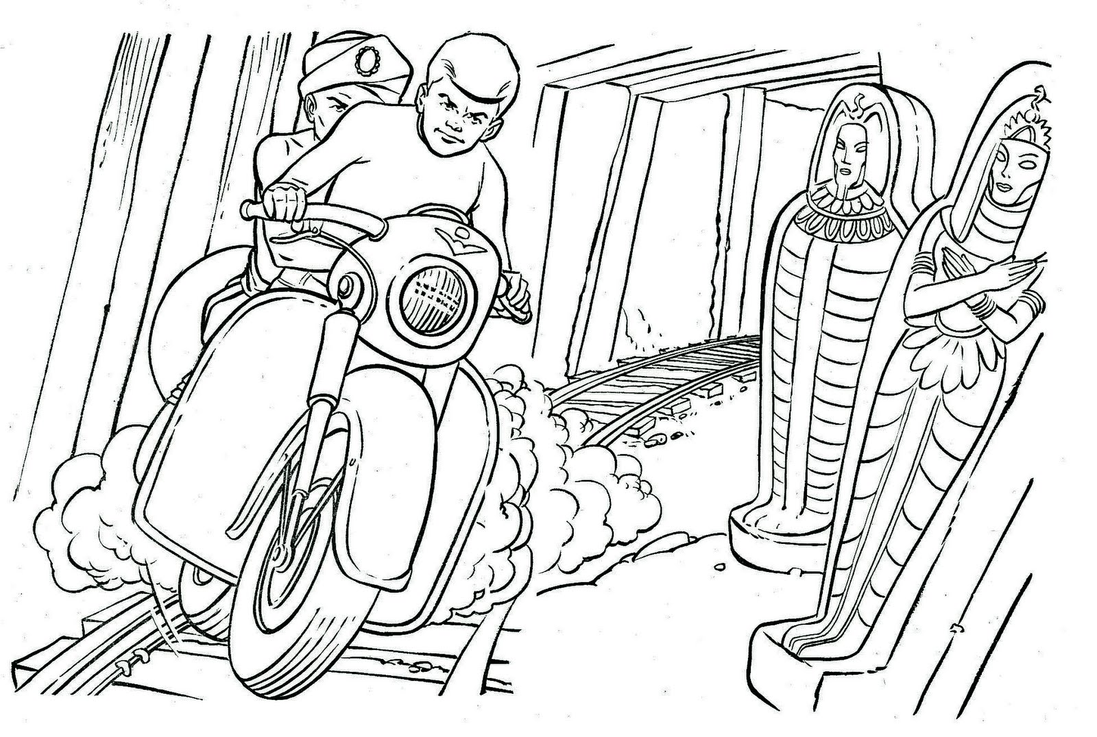 johnny quest coloring pages - photo #11