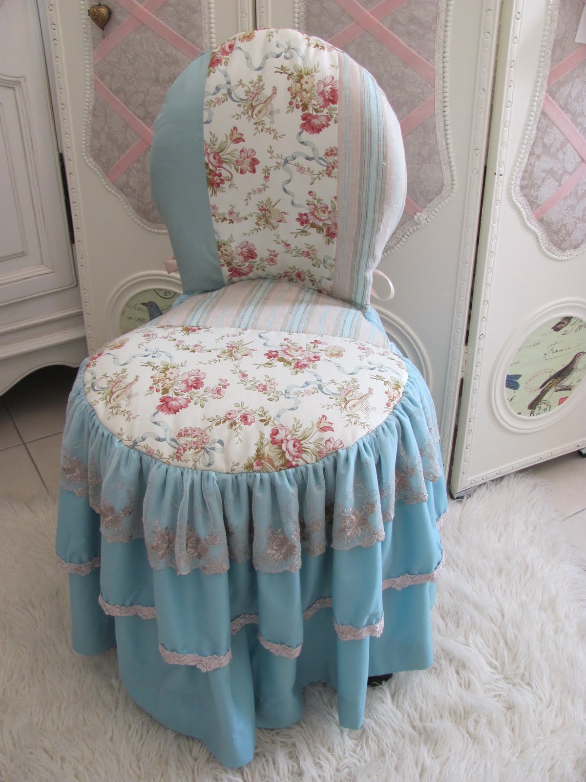 Рабочее кресло с кружевным чехлом.. Обсуждение на LiveInternet ...