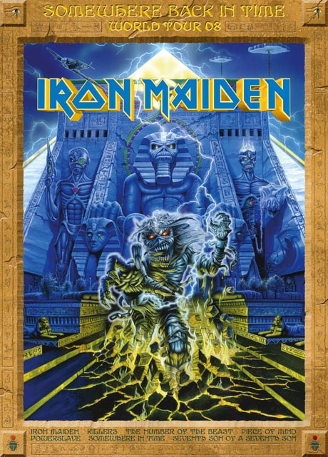 IRON MAIDEN - SOMEWHERE BACK IN TIME WORLD TOUR