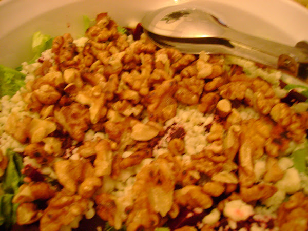 Beet, Walnut & Gorgonzola Salad