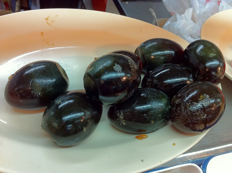 sing for ya dinner Century Egg