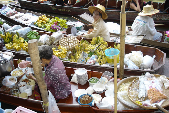 Damneon Saduak floating market, Bangkok