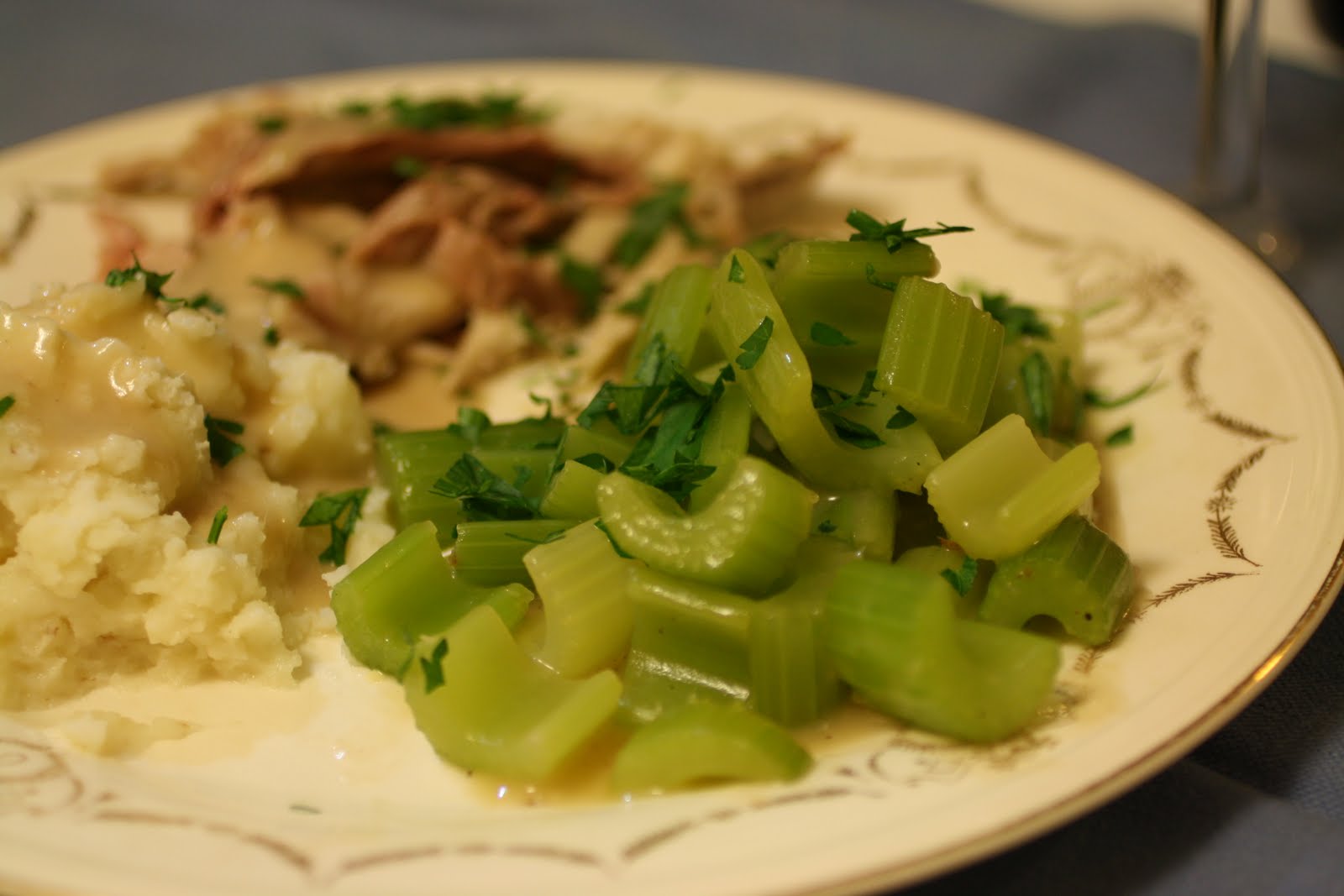 Mastering the Art of 10 Minute French Cooking Braised celery
