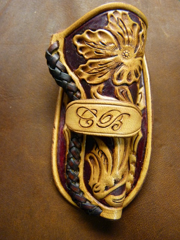 Badlands Leather Art Swivel knife holster