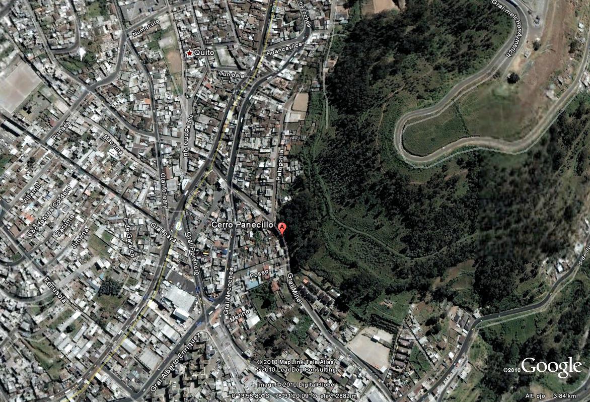 NTIC´S Panecillo Quito Ecuador google earth y google map