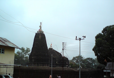 The Trimbakeshwar Shiva Temple near Nashik