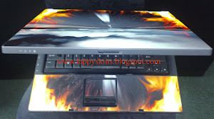 Palm rest on fire
