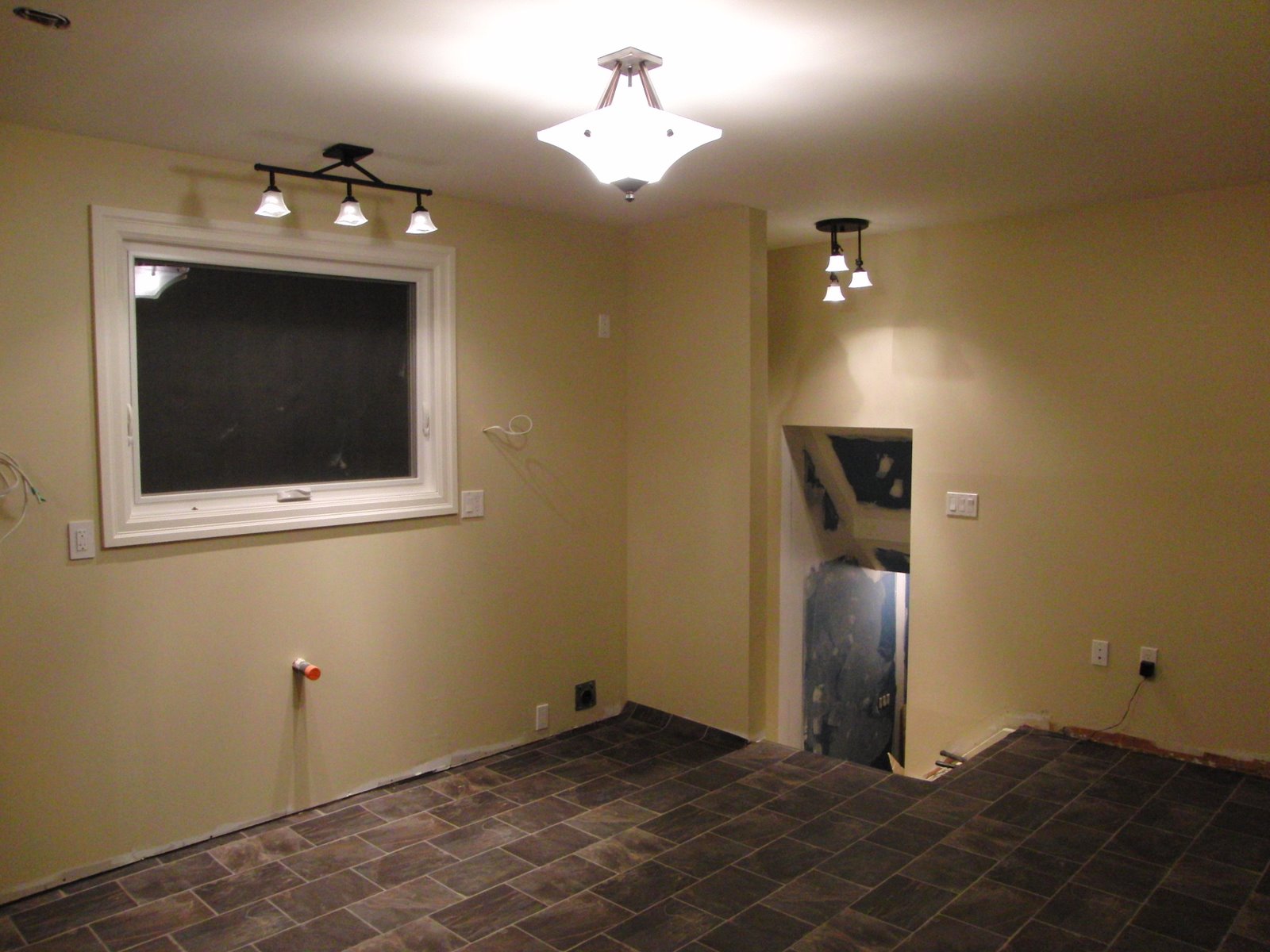 Mr Blandings Dream House Finish electrical and flooring lay down.