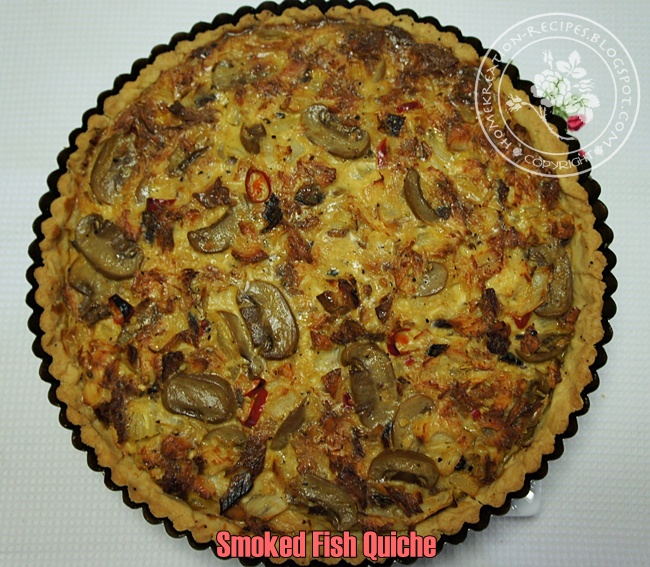 HomeKreation Kitchen Corner Smoked Fish Quiche