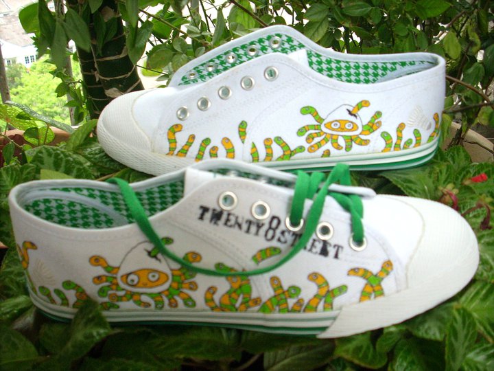 all about indomee Custom Paint Shoe Design I paint shoe