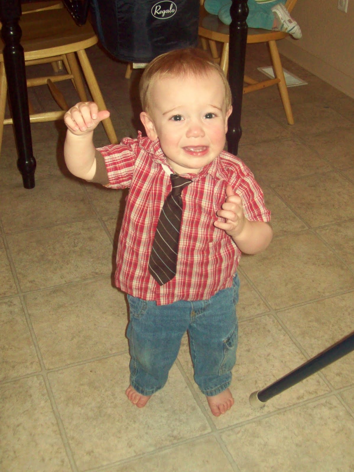 Sew Incredibly Crafty Just Like Daddy...Little Boy Ties