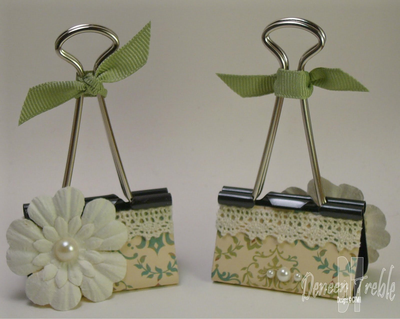 A Path of Paper: Photo Holders using a Binder Clip