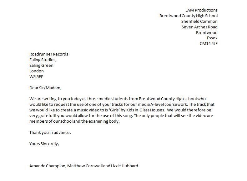 Research proposal permission letter image