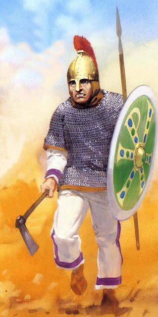 Antichi Soldati Romani Di Fanteria Leggera