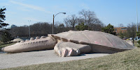 large cement sculptured turlted