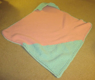 knitted baby blanket