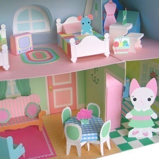 Creating Cupcakes - Holly Brooke Jones: make a paper doll house