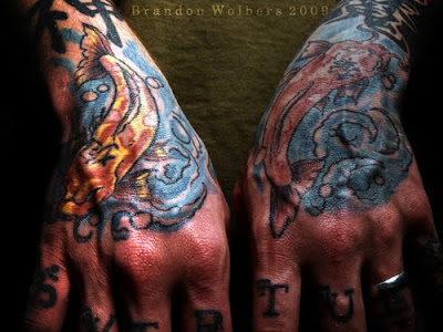 Hands Tattoo Design