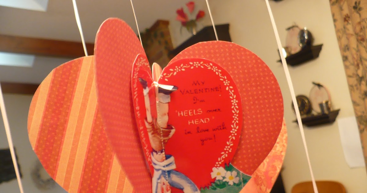 the homespun heart: Vintage Valentine Craft