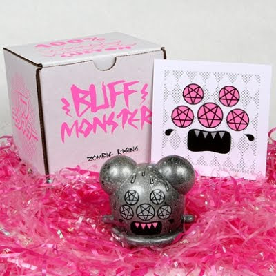 Zombie Rising Hand Painted 3 Inch Buff Monster Vinyl Figure by Buff Monster