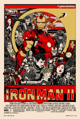 Iron Man 2 Screen Print by Tyler Stout