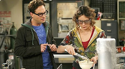 The Big Bang Theory – Johnny Galecki as Leonard Hofstadter and Sara Gilbert as Leslie Winkle