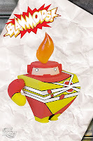 DC Comics Blammoids! Series 1 Vinyl Figures - Firestorm Blammoid