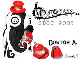 MINDstyle - San Diego Comic Con 2009 Exclusive 8 Inch Stephan LePodd Mechtorians Vinyl Figure by Doktor A