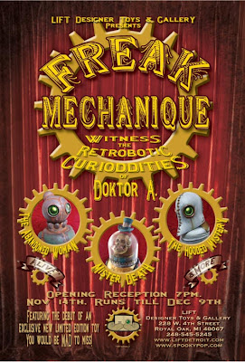 Freak Mechanique Exhibition - Lift Exclusive Doktor A. Mad’l Vinyl Figure Teaser Image