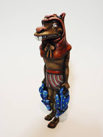Lost Underground Art Project at Gallery 1988 - Custom Taweret Resin Statue by Scribe