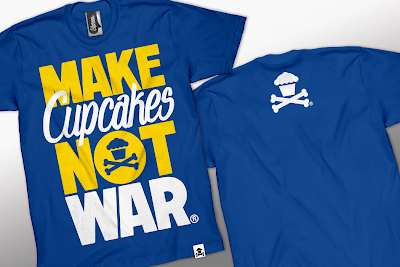 Johnny Cupcakes Summer 2010 Collection Part II - Royal Make Cupcakes Not War T-Shirt
