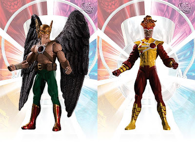 Brightest Day Series 2 Action Figures by DC Direct - Hawkman and Firestorm