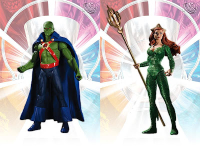Brightest Day Series 2 Action Figures by DC Direct - Martian Manhunter and Mera