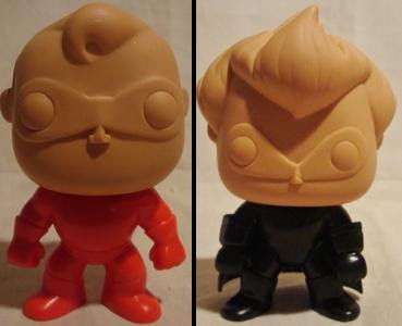 First Look The Incredibles POP! Disney Vinyl Figures by Funko - Mr. Incredible & Syndrome Prototypes