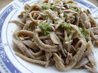 Paste integrale cu pesto