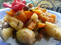 Tocana cu dovleac si verzisoare de Bruxelles