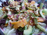 Salata cu avocado si papaya