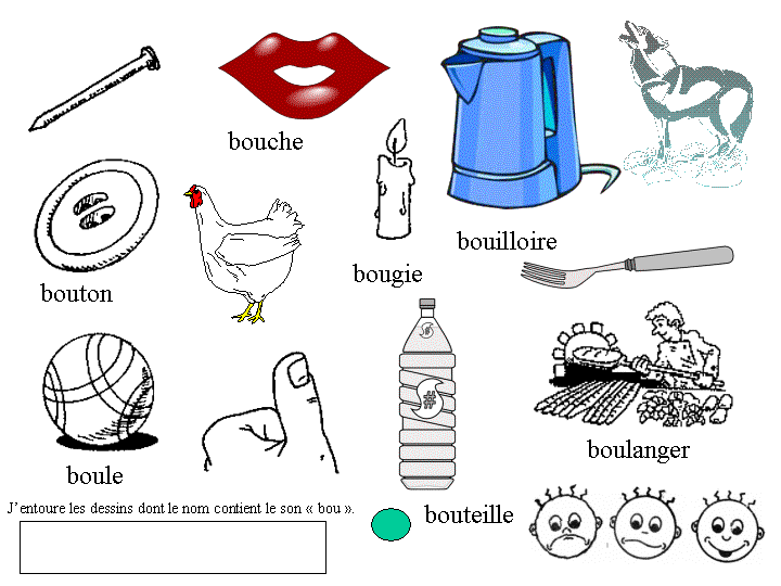 Maternelle: Phonologie, le son bou