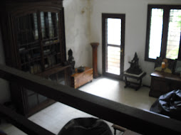 Looking down to the Living Room