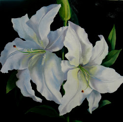 lily easter sold painting
