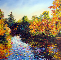 fall landscape painting oil canvas nel everyday