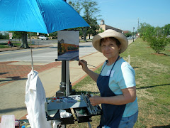 BJ painting en plein air