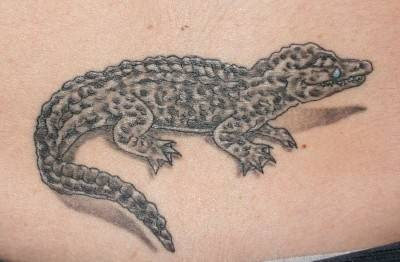 Animal Crocodile Tattoo Design