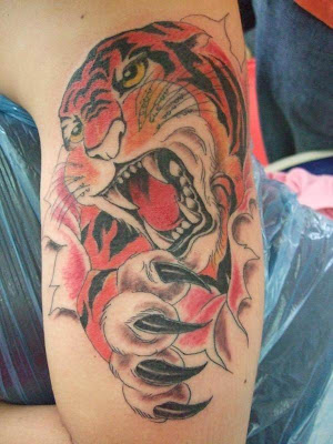 Wild Japanese tattoo