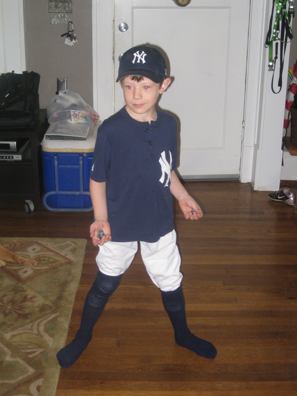 The Hatfield Family: Baseball socks or thigh highs?