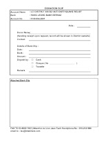 Bank-In Slip