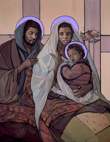 An examination of janet mckenzies painting jesus of the people janet mckenzie annunciation