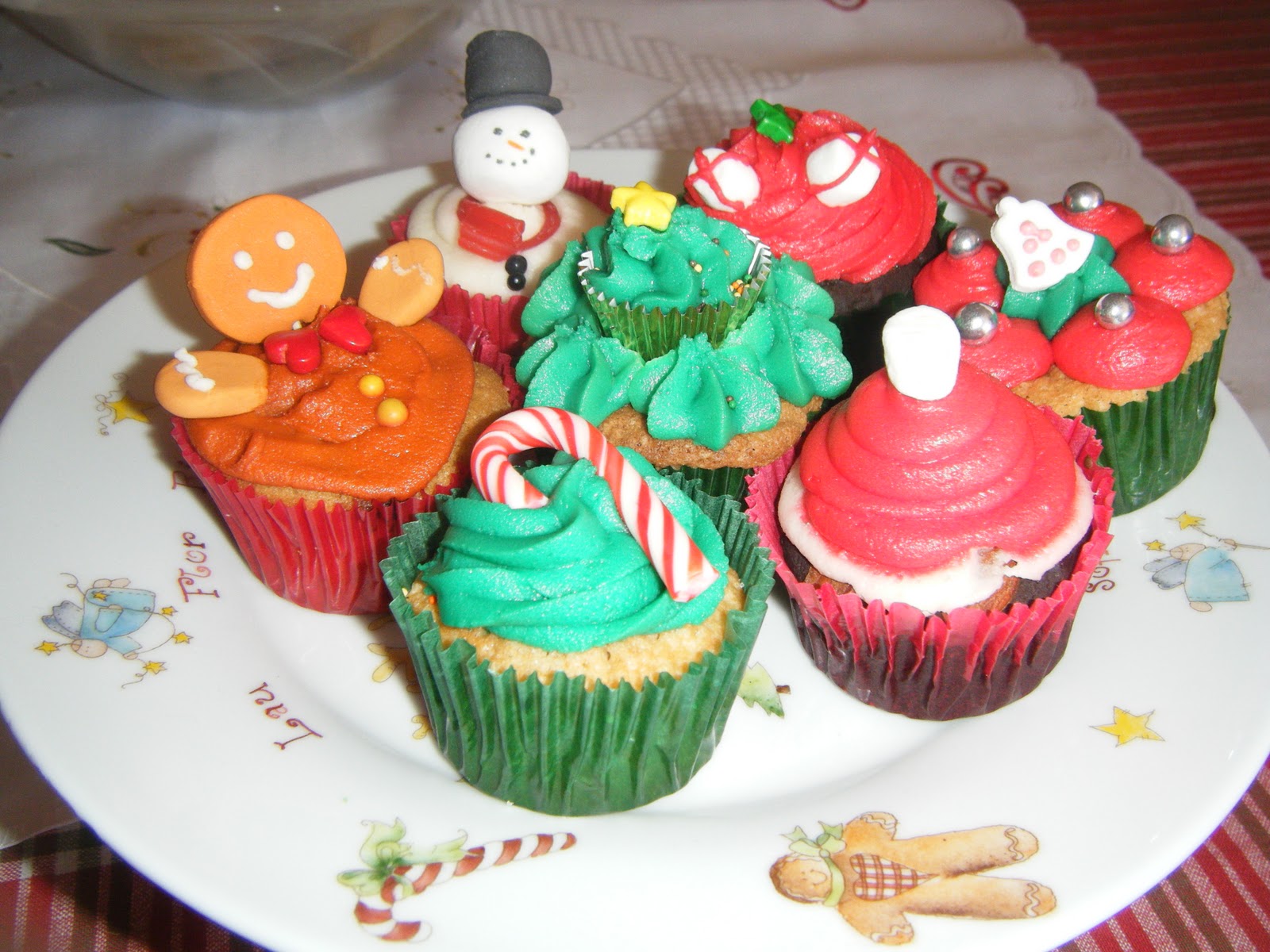 LA CASA DE FLORY: CUPCAKES NAVIDEÑOS